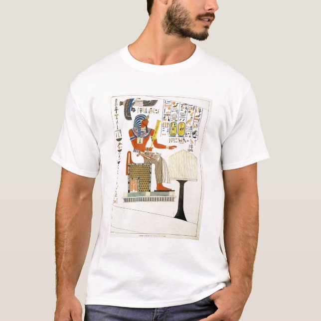 Camiseta Mural de las tumbas de los reyes de Thebes, disco (Anverso)