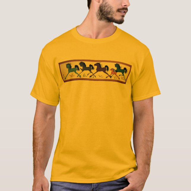 Camiseta Mural del caballo de Chalee del estallido (Anverso)