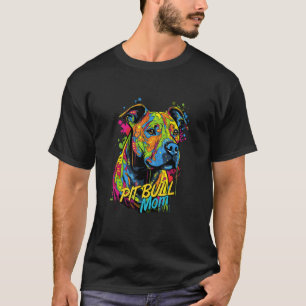 Camiseta Mural divertido de graffiti de mamá American Pit B