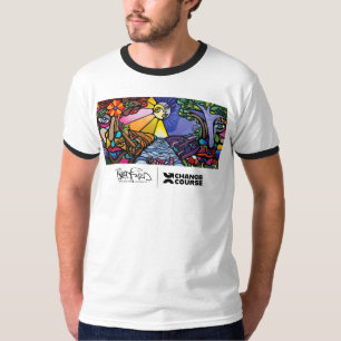Camiseta Mural Ringer Tee