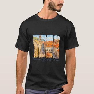 Camiseta Murallas de la ciudad de Dubrovnik Croacia Viajes 