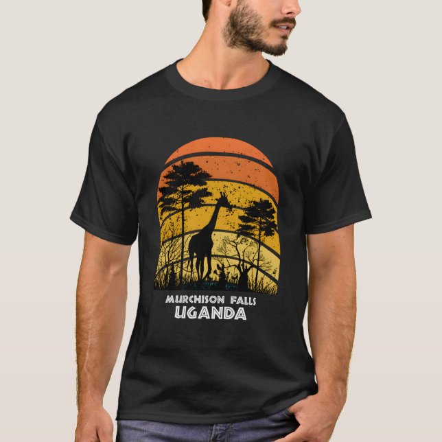 Camiseta Murchison Falls Uganda Safari National Park Game R (Anverso)