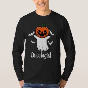 Camiseta Murciélago Calabaza Fantasma Oncología Genial Hall