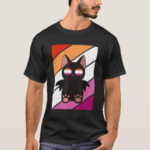 Camiseta Murciélago con orgullo bandera lesbiana LGBTQ orgu