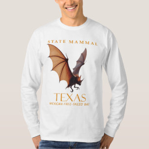 Camiseta Murciélago de cola libre mexicano del territorio d