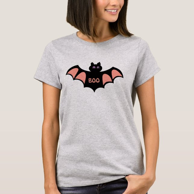 Camiseta Murciélago de Halloween (Anverso)