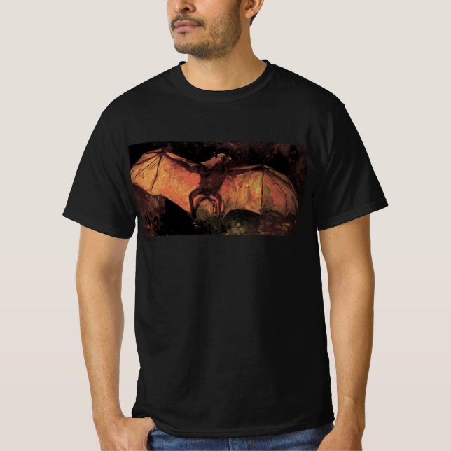 Camiseta Murciélago Flying Fox de Vincent van Gogh (Anverso)