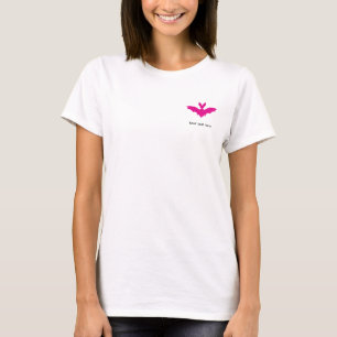 Camiseta Murciélago rosa