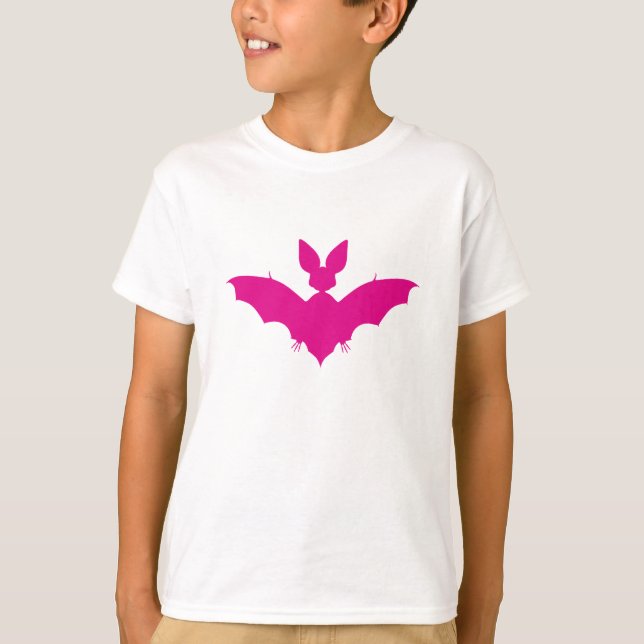 Camiseta Murciélago Rosa (Anverso)