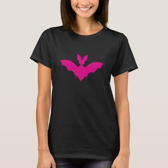 Camiseta Murciélago Rosa (Anverso)