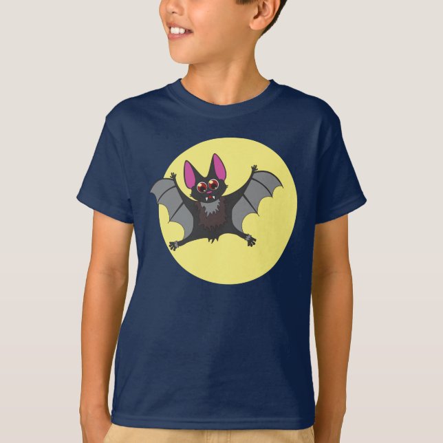 Camiseta Murciélago vampiro de Halloween (Anverso)