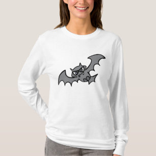 Camiseta Murciélago Vampiro Malvado Espeluznantemente Kawai