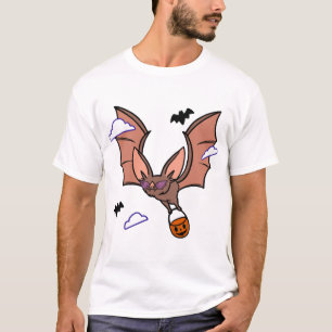 Camiseta Murciélago volador de Halloween lindo