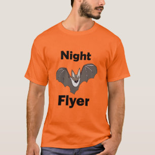 Camiseta Murciélago Volador Nocturno Lindo y Espeluznante