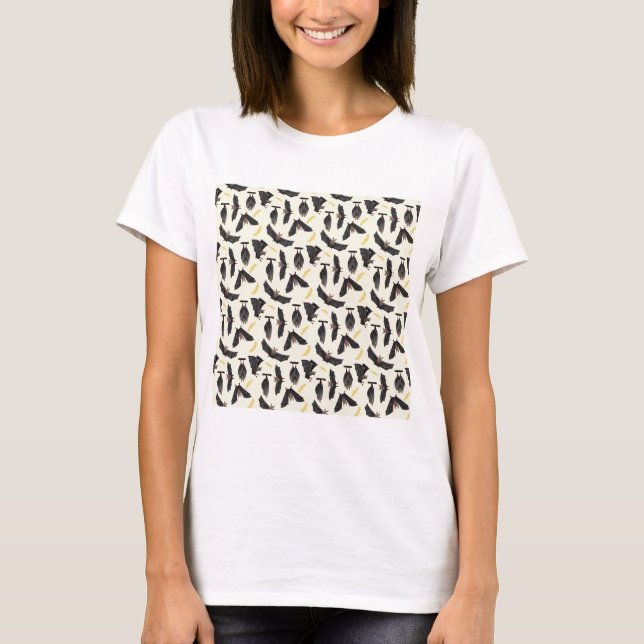 Camiseta murciélagos amarillos (Anverso)