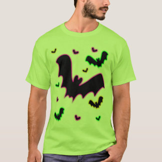 Camiseta Murciélagos de brillo vampiro