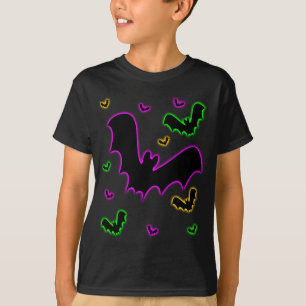 Camiseta Murciélagos de brillo vampiro