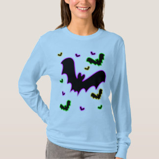 Camiseta Murciélagos de brillo vampiro