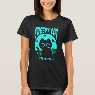 Camiseta Murciélagos de gato con motivo de Halloween turque