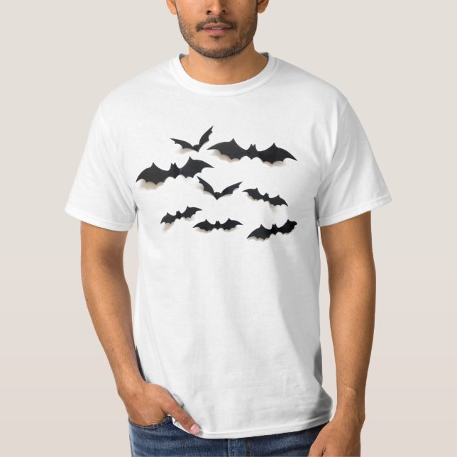 Camiseta Murciélagos de Halloween (Anverso)