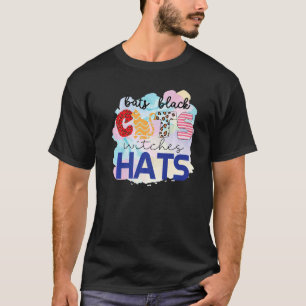 Camiseta Murciélagos de Halloween Gatos Negros Brujas Sombr