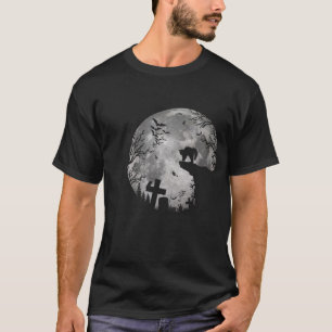 Camiseta Murciélagos de Halloween y brujas de gatos negros 
