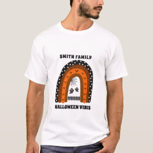 Camiseta Murciélagos naranjas y negros Boo Arcoíris Disfraz