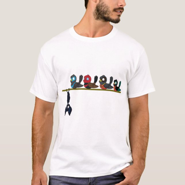 Camiseta Murciélagos y robos (Anverso)