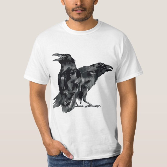 Camiseta Murder Of Crows Raven Birds  (Anverso)