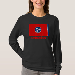 Camiseta Murfreesboro Tennessee Souvenir De Bandera De Esta