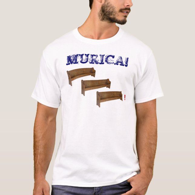 CAMISETA ¡MURICA! ¡BANCO DEL BANCO DEL BANCO! (Anverso)