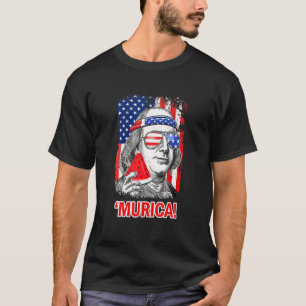 Camiseta Murica Ben Drankin Watermelon Bandera Estadouniden