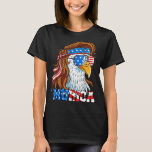 Camiseta Murica Eagle 4 de julio Bandera Americana Mullet E