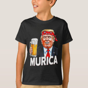 Camiseta Murica Haz Navidad Grande Otra Vez Divertido Trump