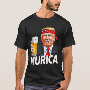 Camiseta Murica Haz Navidad Grande Otra Vez Divertido Trump