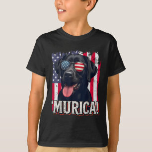 Camiseta Murica Labrador Recuperador 4 De Julio Fla Estadou