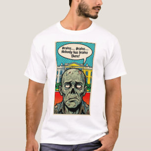 Camiseta Muriendo de Hambre en el Óvalo: El Zombie "No Enco