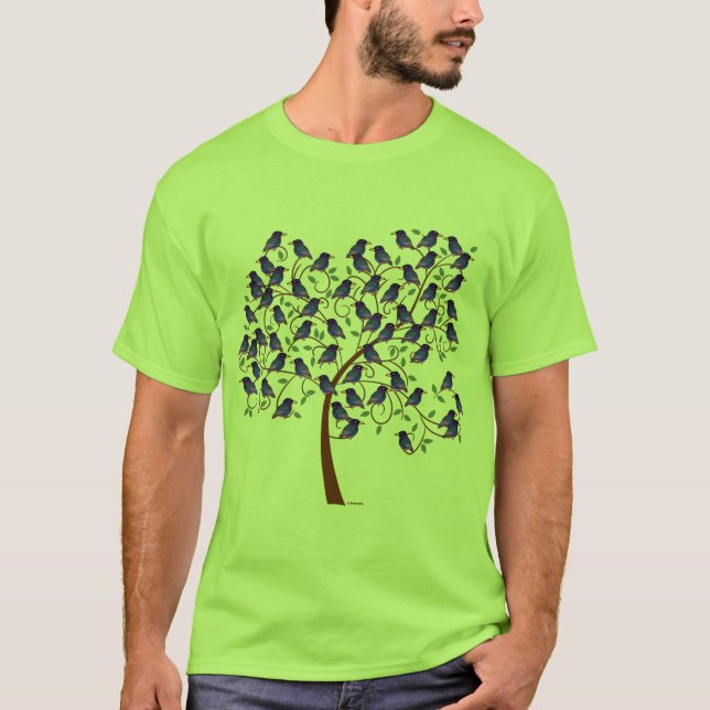 Camiseta Murmuration de Starlings (Anverso)