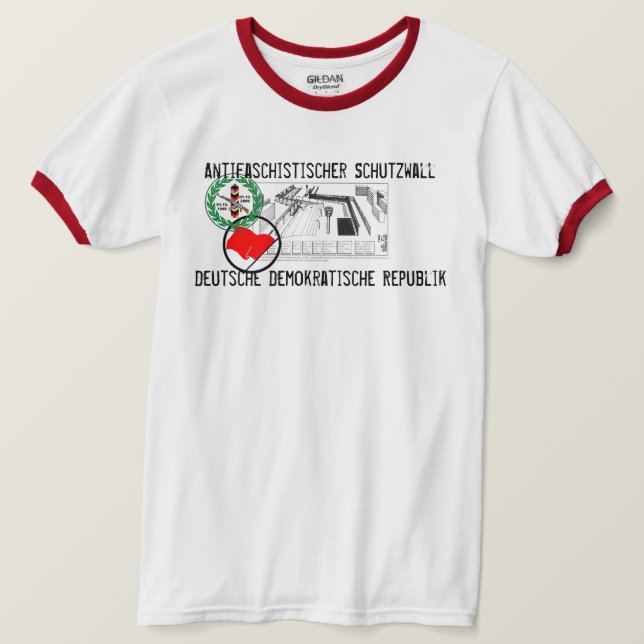 Camiseta Muro antifascista de Berlín (Anverso del diseño)