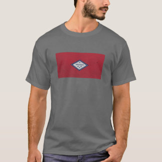 Camiseta Muro de Bandera de Arkansas