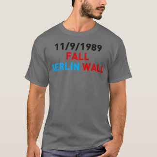 Camiseta Muro de Berlín otoño de 1989