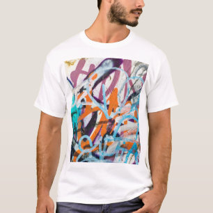 Camiseta Muro de hormigón templado, textura gruesa.