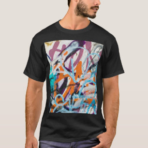Camiseta Muro de hormigón templado, textura gruesa.