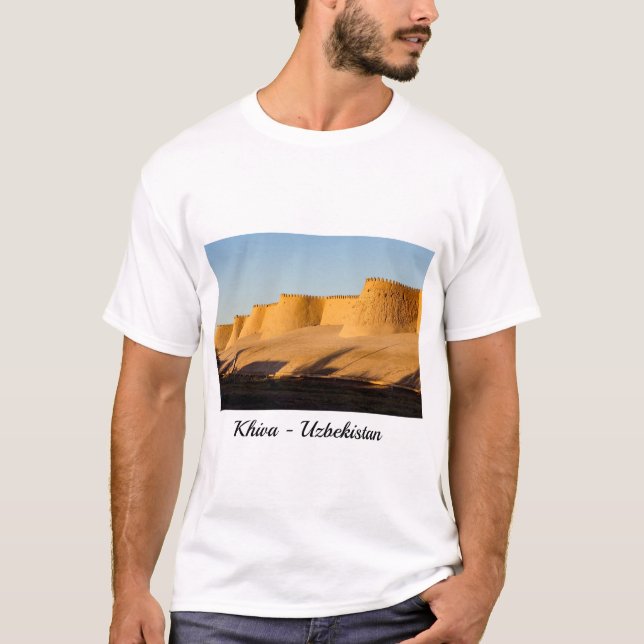 Camiseta Muro de la ciudad de Khiva - Uzbekistán, Asia Cent (Anverso)
