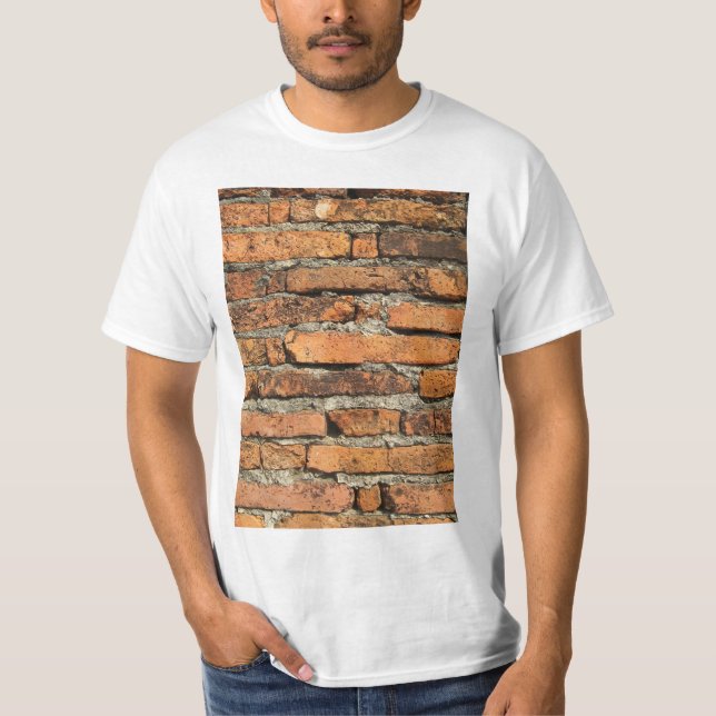 Camiseta Muro de ladrillo antiguo (Anverso)