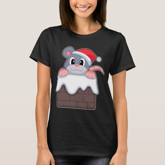 Camiseta Muro de piedra de los Navidades del ratón (Anverso)
