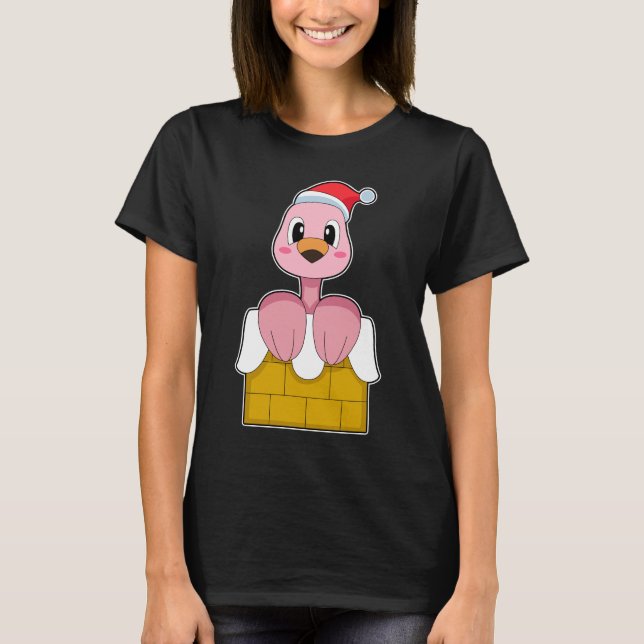 Camiseta Muro de piedra de los Navidades Flamingo (Anverso)