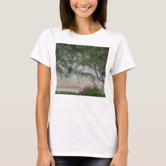 Camiseta Muro de rosas rosas rosas, Florencia Italia