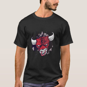Camiseta muro de toros enojados