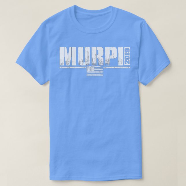 Camiseta Murph Workout Veteran Memorial Day Military (Diseño del anverso)
